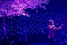 リョウク（SUPER JUNIOR）のソロライブの様子。