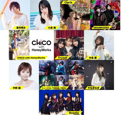 「オダイバ!!超次元音楽祭」出演アーティスト第２弾告知ビジュアル