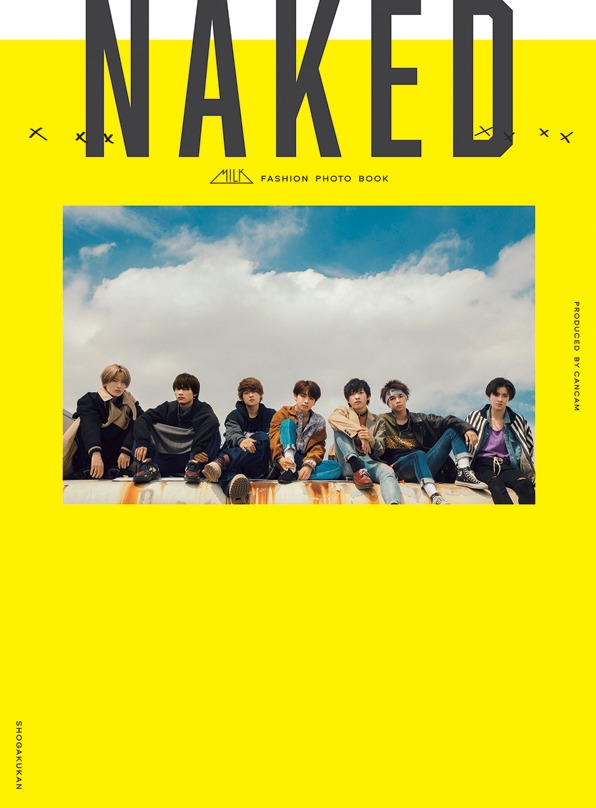 M!LK「xxxNAKEDxxxx」表紙（撮影：神戸健太郎）