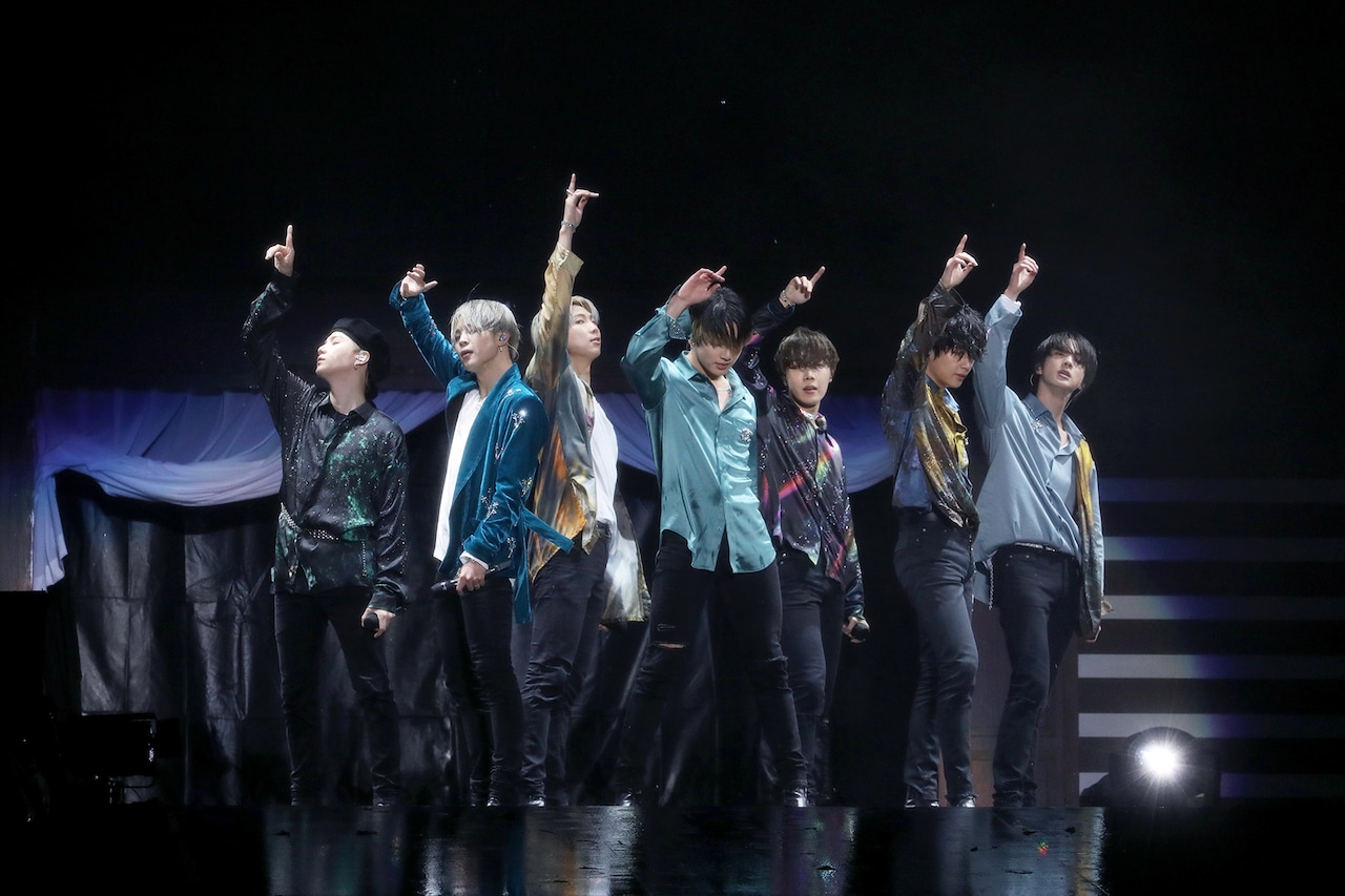 「BTS JAPAN OFFICIAL FANMEETING VOL.5 [MAGIC SHOP ]」千葉・ZOZOマリンスタジアム公演の様子。（写真提供：Big Hit Entertainment）