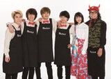 「関内デビル」レギュラーメンバー。左からDISH//、加村真美、大場英治。