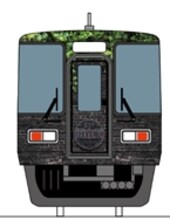 「HYDE サザン」難波側の車両先頭デザイン。