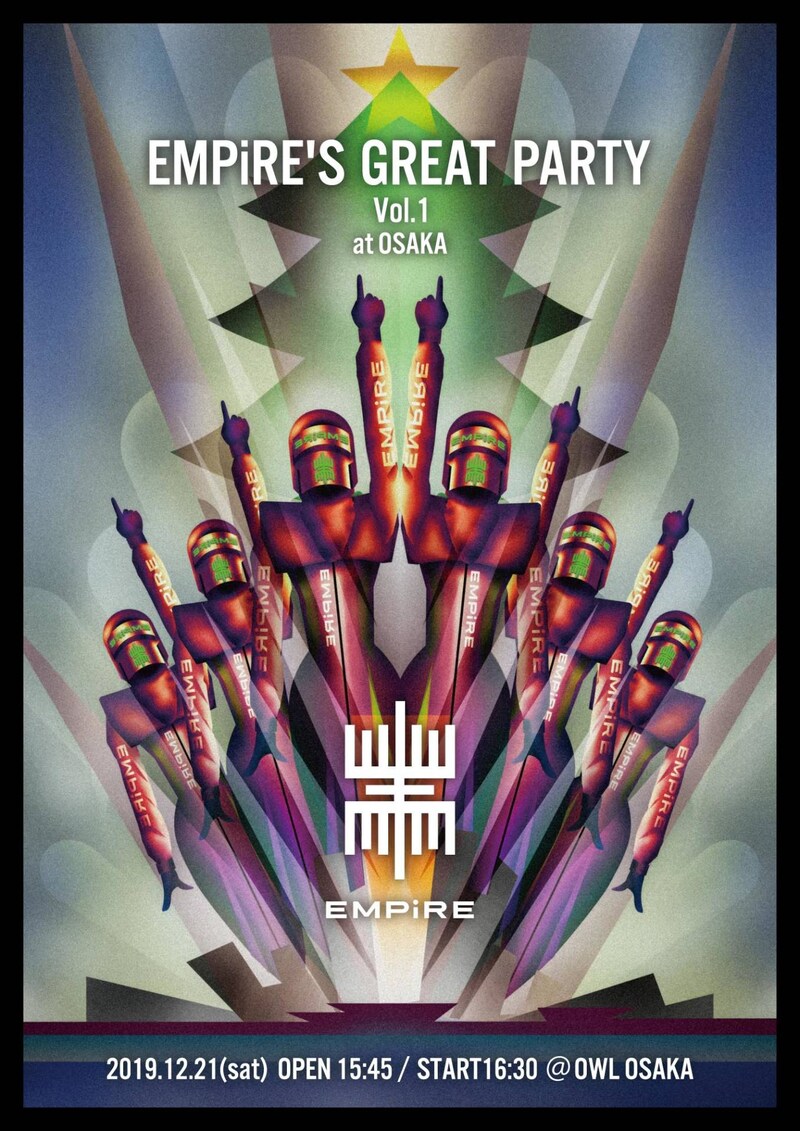 「EMPiRE'S GREAT PARTY Vol.1 at Osaka」フライヤー