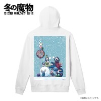 「冬の魔物」×浅野いにおコラボパーカーのデザイン。