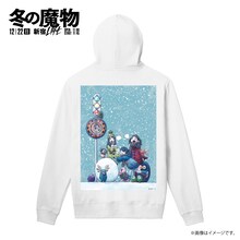 「冬の魔物」×浅野いにおコラボパーカーのデザイン。