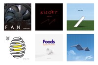 配信が開始された計6タイトルのジャケット。