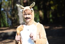 伝説のトナカイ役のユーキ。