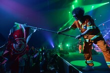 ユニコーン「ユニコーン100周年ツアー“百が如く”」大阪・フェスティバルホール公演の様子。（撮影：三浦憲治 / チームライトサム）