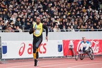 「国立競技場オープニングイベント ～HELLO, OUR STADIUM～」の「ONE RACE」の様子。（写真提供：JSC）