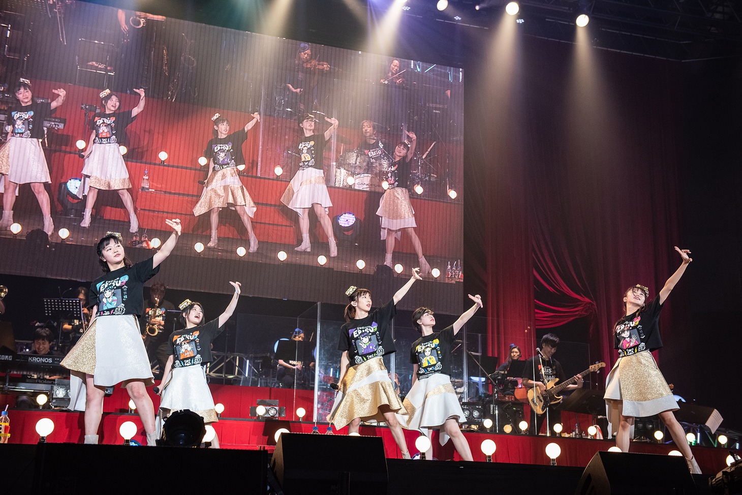 「私立恵比寿中学 バンドのみんなと大学芸会 2019 エビ中のフルバッテリー・サラウンド」2日目の様子。