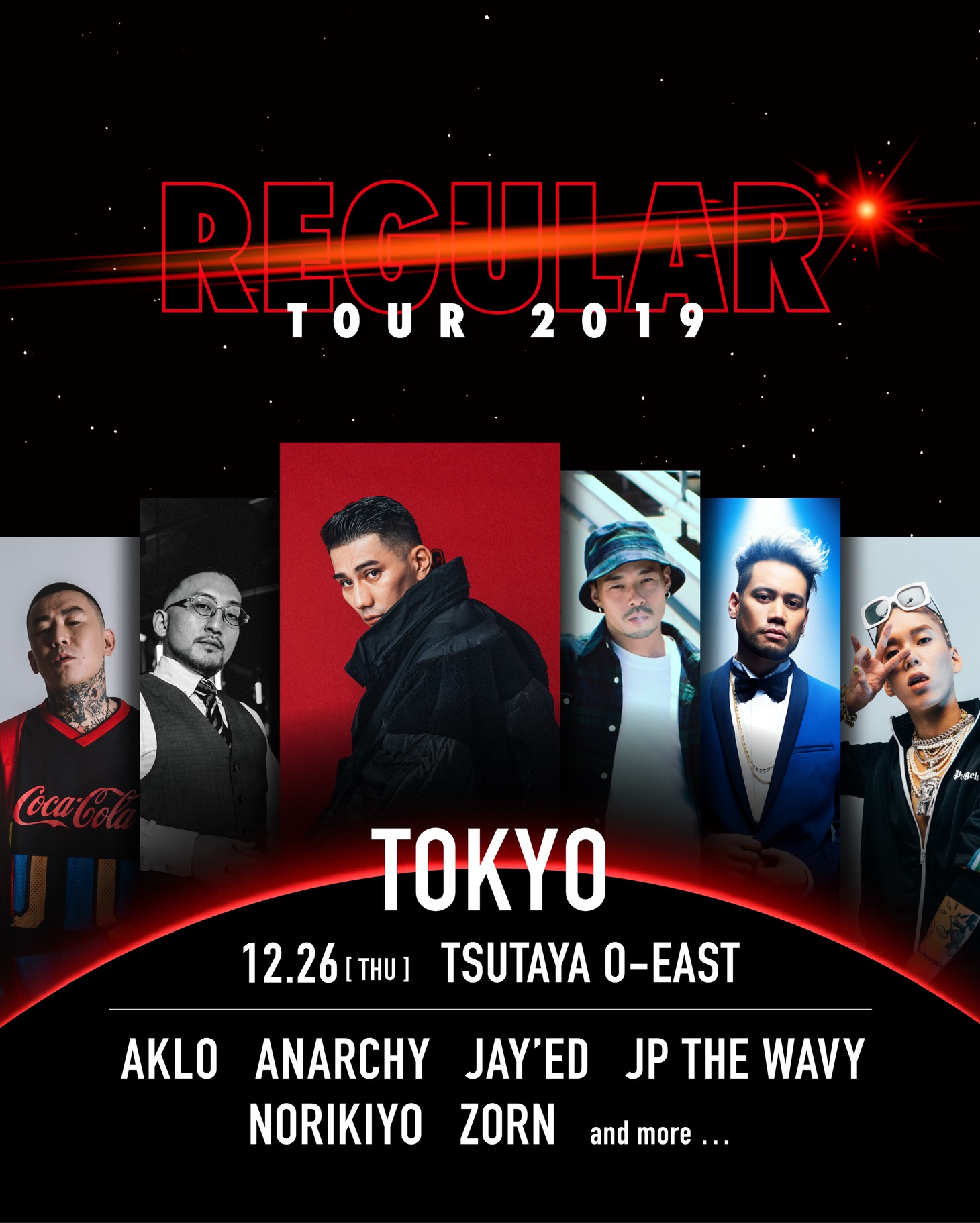 AKLO「REGULAR TOUR 2019」東京公演告知ビジュアル