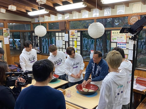 CUBERS「CUBERSの今日なにする～？」撮影時の様子。