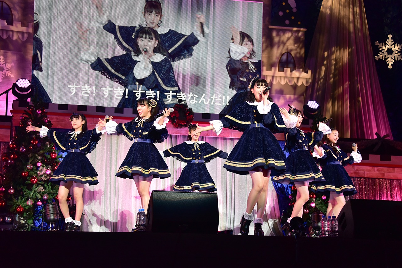 「ときめき▽宣伝部のどきどき▽クリスマスパーティー2019 ～夢に続く魔法のストーリー♪～」の様子。