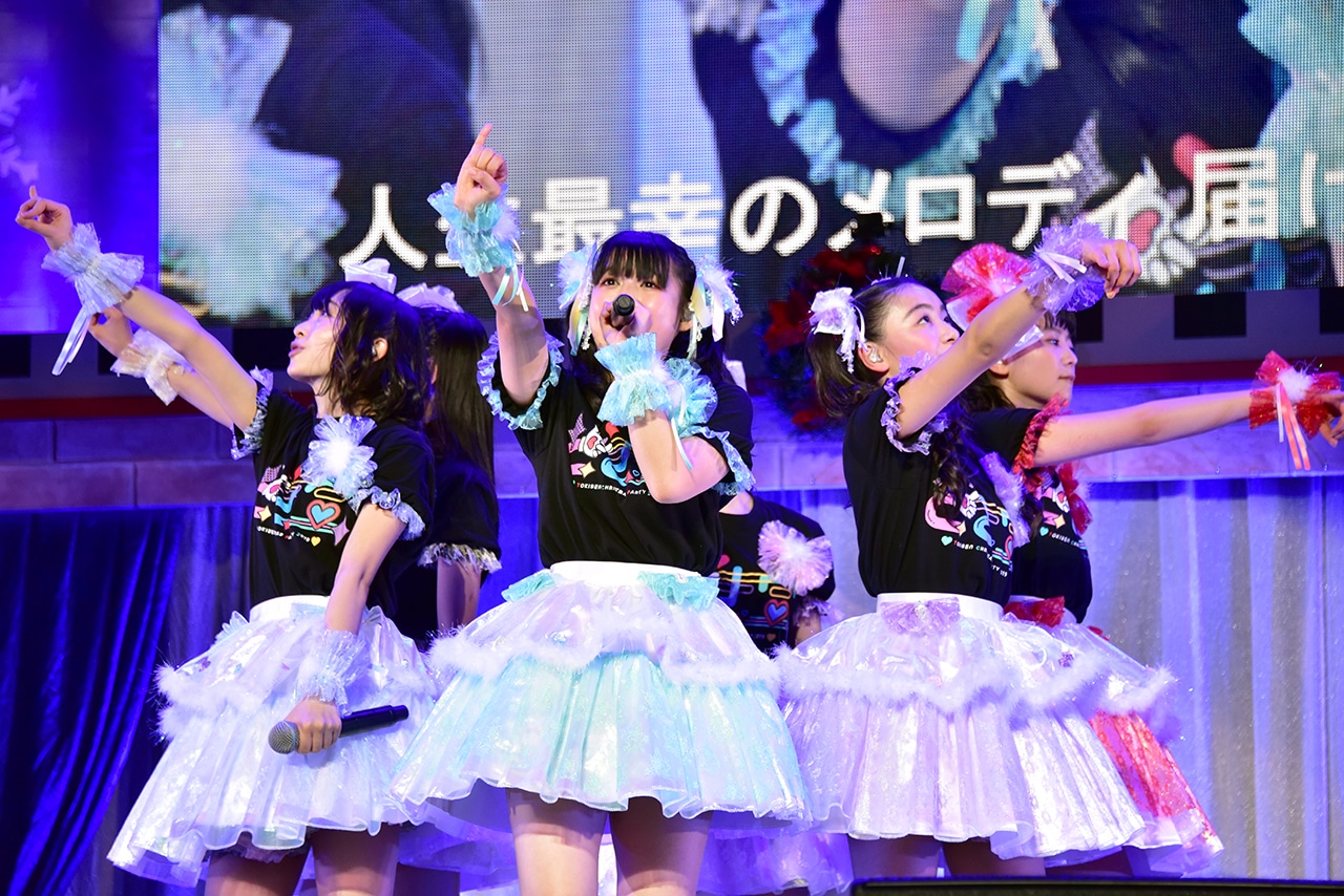 「ときめき▽宣伝部のどきどき▽クリスマスパーティー2019 ～夢に続く魔法のストーリー♪～」の様子。