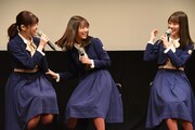 左から松村沙友理、北野日奈子、堀未央奈。
