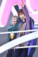 手前からリョウガ、タクヤ。