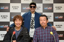 左から茂木欣一、谷中敦、川上つよし。