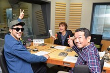 左から谷中敦、茂木欣一、川上つよし。