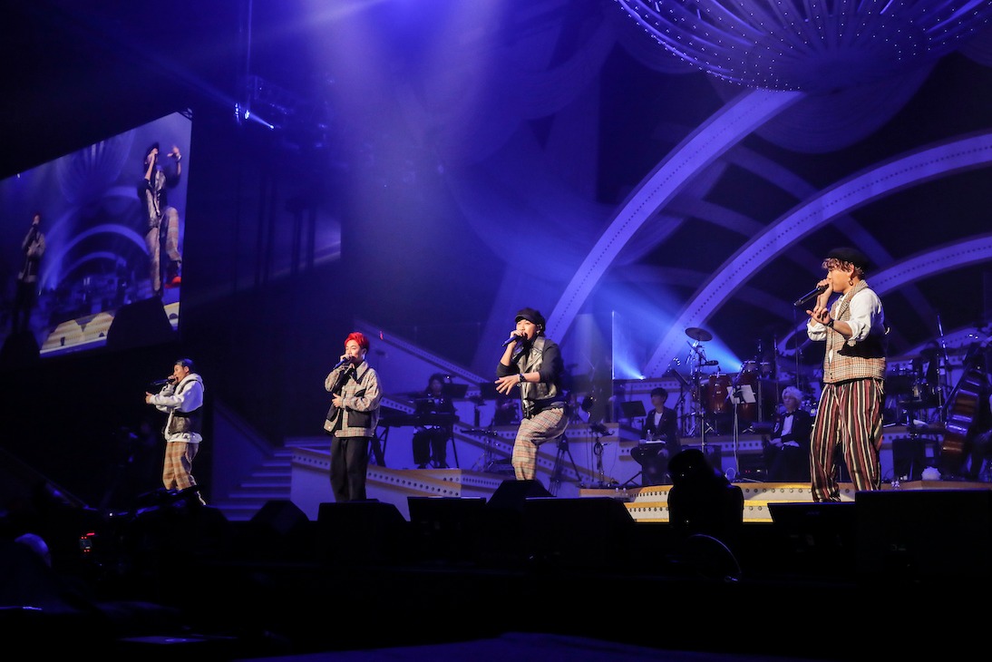 ヒューマンビートボクサーによるパフォーマンスの様子。（Photo by HAJIME KAMIIISAKA＋Z）