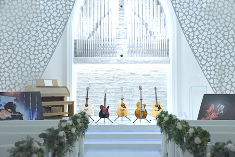 会場内の展示の様子。