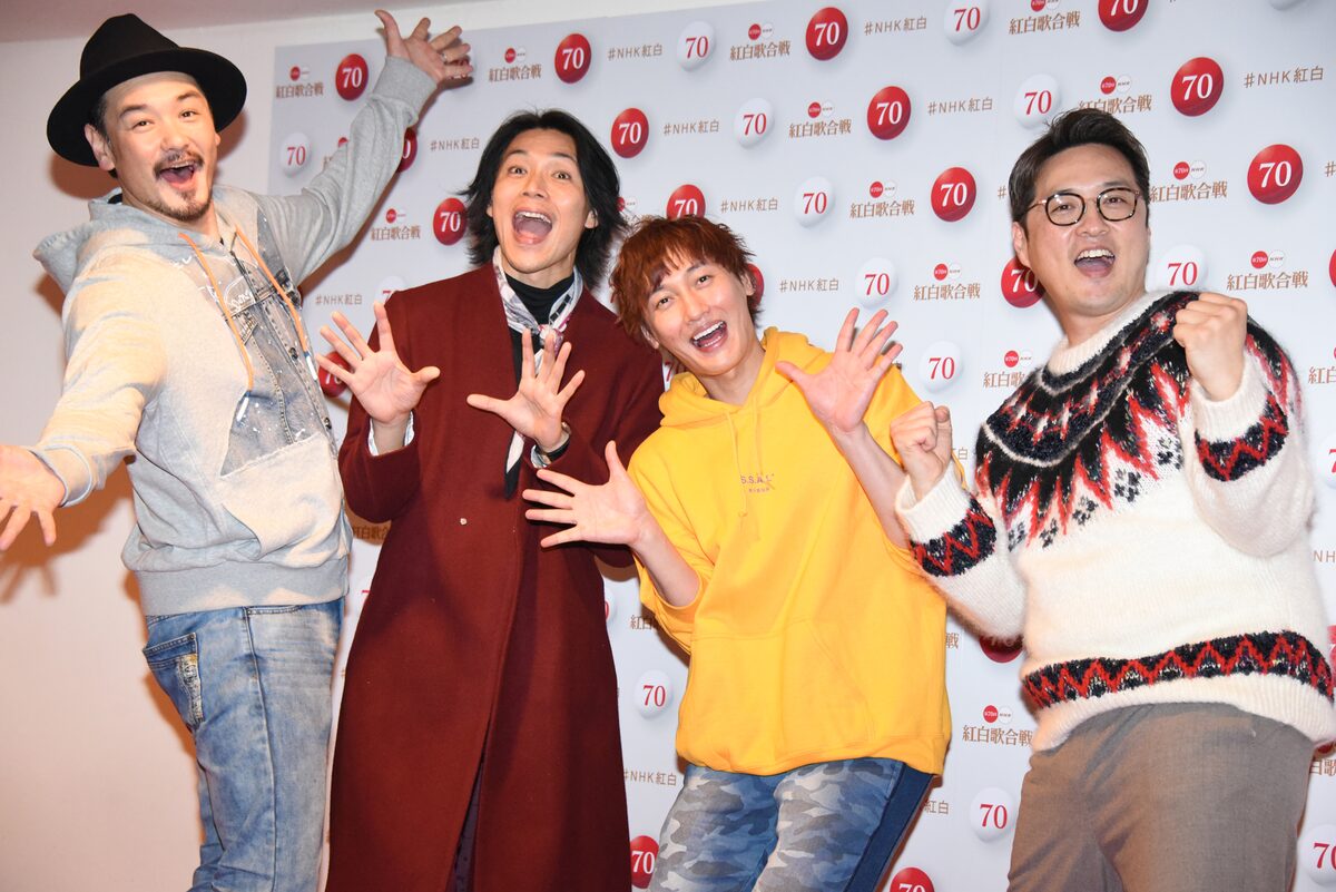 純烈 今年の感謝を込めて歌いたい 2度目の紅白はda Pumpとのコラボレーション 紅白リハ 写真20枚 音楽ナタリー