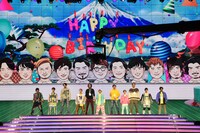 純烈とDA PUMPの音合わせの様子。