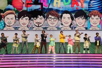 純烈とDA PUMPの音合わせの様子。