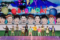 純烈とDA PUMPの音合わせの様子。