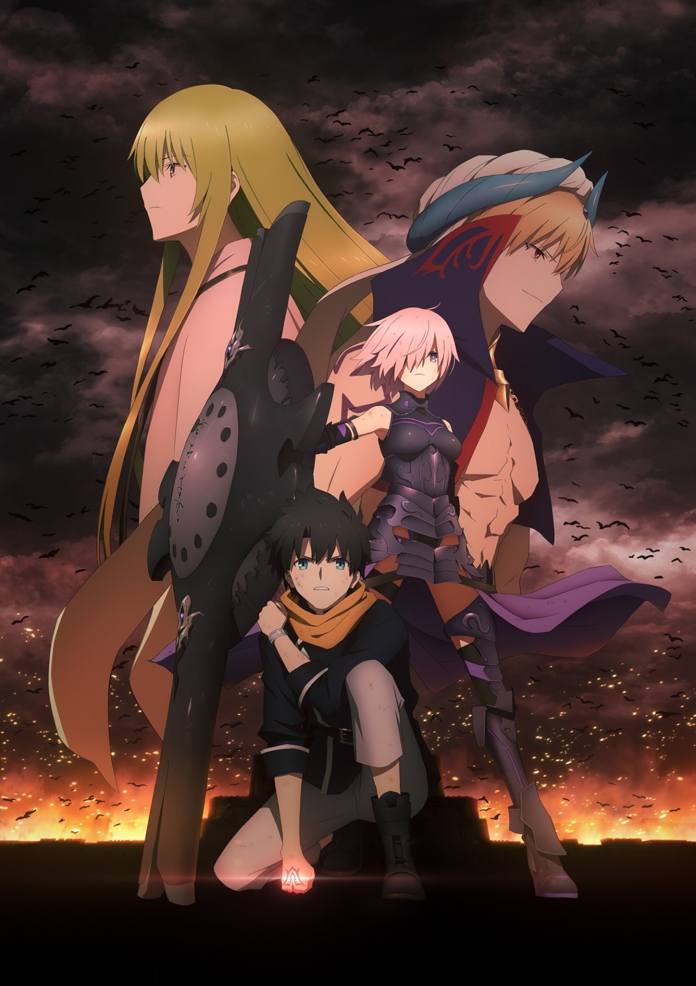 「Fate/Grand Order -絶対魔獣戦線バビロニア-」キービジュアル (c)TYPE-MOON / FGO7 ANIME PROJECT
