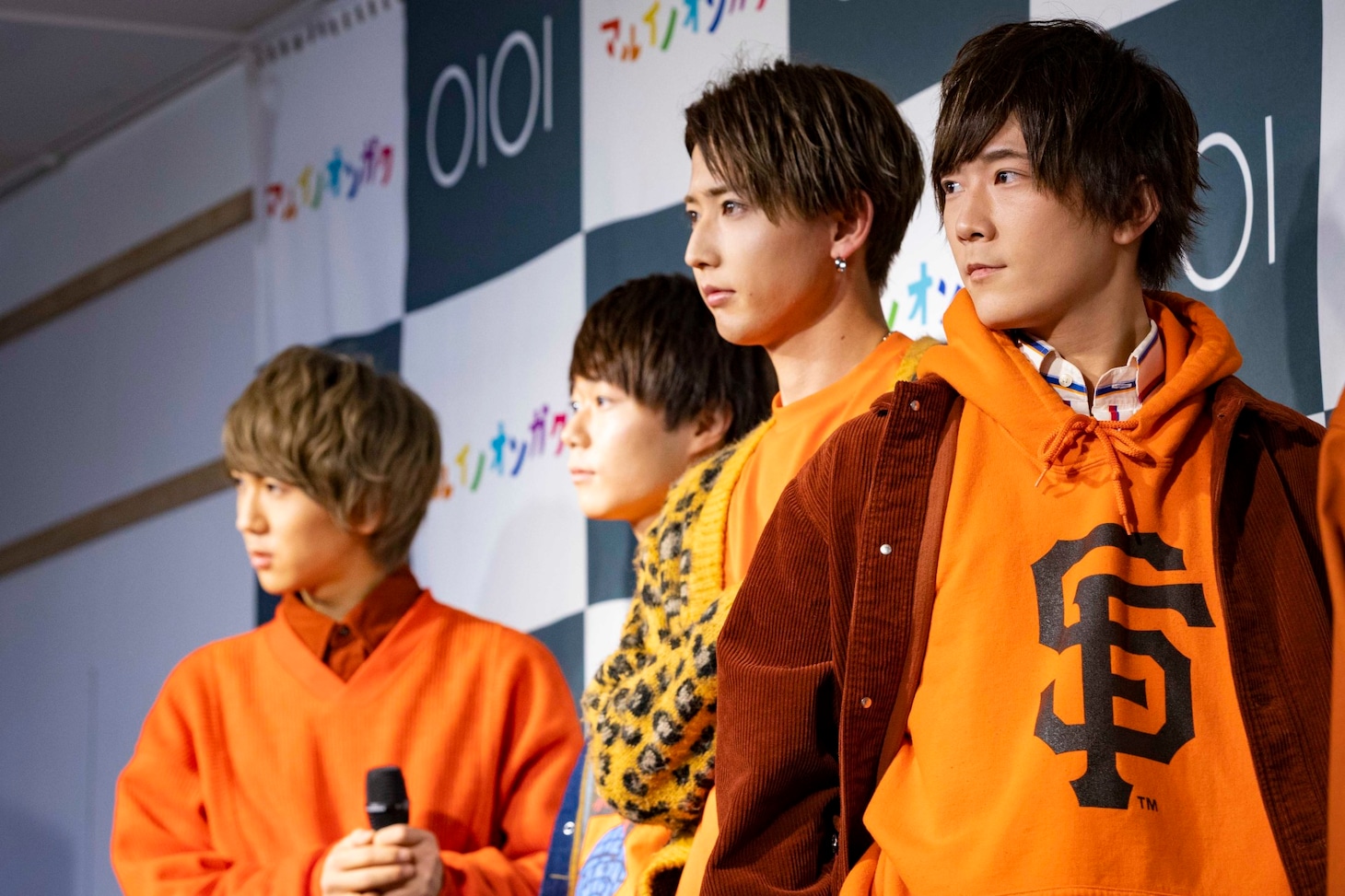 左から末吉9太郎、優、TAKA、春斗。（Photo by 牛島康介）