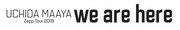 内田真礼「UCHIDA MAAYA Zepp Tour 2019『we are here』」ロゴ