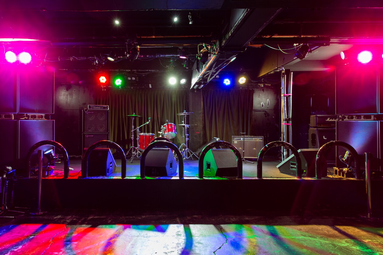 徳島・club GRINDHOUSEのステージ。