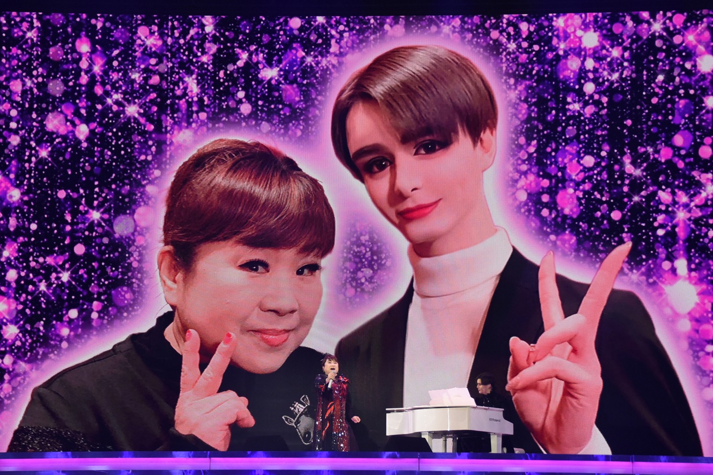 天童よしみとMatt。