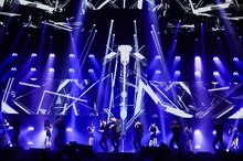 「TAEMIN 2ND CONCERT [T1001101] in JAPAN」大阪・大阪城ホール公演の様子。（撮影：上飯坂一）