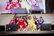「昭和～平成～令和アイドル祭り ノーサイドアイドルメドレー」の様子。
