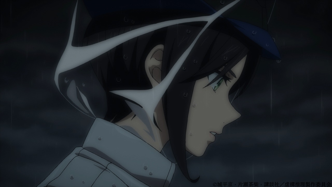 アニメ「虚構推理」のワンシーン。 (c)城平京・片瀬茶柴・講談社 / 虚構推理製作委員会