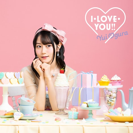小倉唯「I・LOVE・YOU!!」期間限定盤ジャケット案B