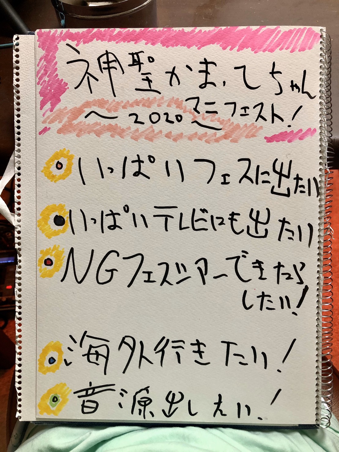 神聖かまってちゃん2020年マニフェスト