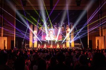 「LINE CUBE SHIBUYA de まねきケチャ」の様子。（撮影：高階裕幸）