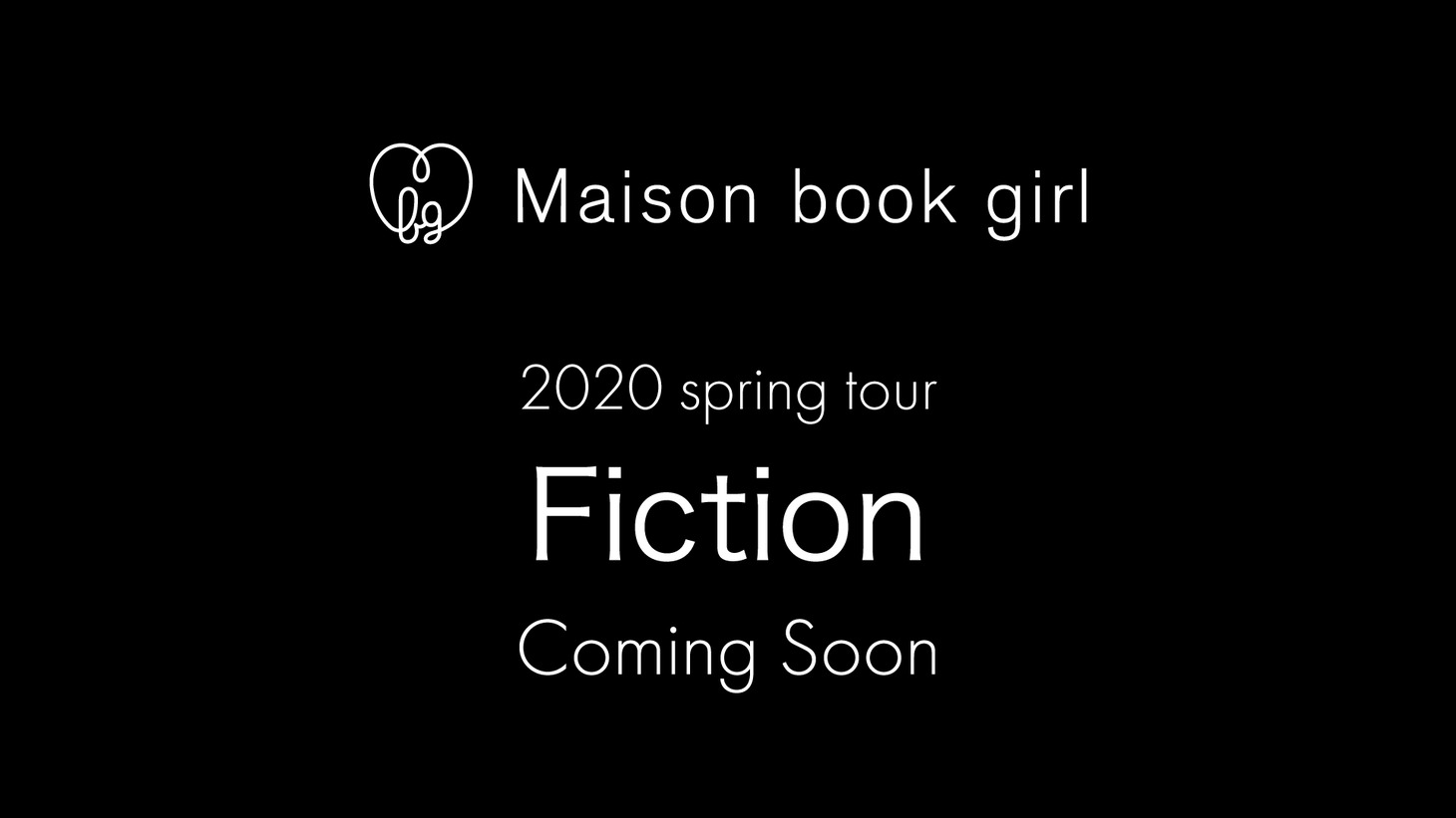 Maison book girlツアー「Fiction」告知ビジュアル