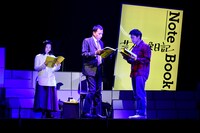 朗読劇 「芸人交換日記」ゲネプロの様子。