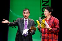 朗読劇 「芸人交換日記」ゲネプロの様子。