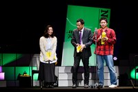 朗読劇 「芸人交換日記」ゲネプロの様子。