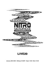 NITRO MICROPHONE UNDERGROUND「LIVE20」告知ビジュアル