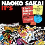 Naoko Sakai「"It's" 7inch Release Party」フライヤー
