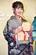 2020年1月に東京・乃木神社で行われた成人式のときの大園桃子。