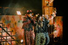 二丁目の魁カミングアウト「『ゲイでもアイドルになれる！』in 中野サンプラザ」の様子。（撮影：タマイシンゴ）