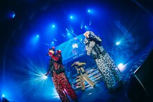 二丁目の魁カミングアウト「『ゲイでもアイドルになれる！』in 中野サンプラザ」の様子。（撮影：タマイシンゴ）