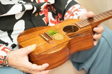 高木ブー特注のKAMAKA製ウクレレ。