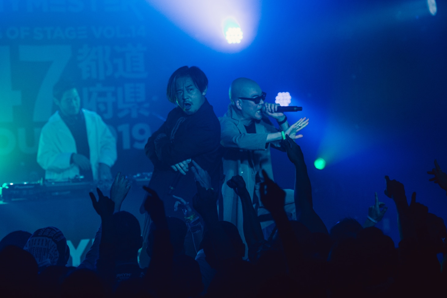 RHYMESTER「KING OF STAGE VOL.14 47都道府県TOUR 2019」埼玉・HEAVEN'S ROCK さいたま新都心公演の様子。（撮影：cherry chill will）